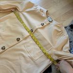 Tuckernuck  Tan Stone Blake Long Sleeve Button Down Minimalist Mini Dress Size Sm Photo 11