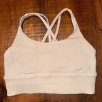 Lululemon  Energy Bra *Long Line Texture White Photo 5