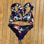 Cupshe Floral Ruffle Bikini Swimsuit Two Piece Bathing Suit Medium Photo 9
