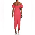 NWT Ronny Kobo Stevie Puff Sleeve Ruched Midi Dress in Petal Pink Size XS Photo 1