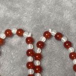 2pack Christmas Bracelets Beaded‎ Stretchable Red White New Handmade Gift Idea Photo 4
