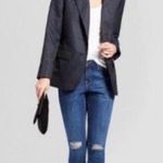 A New Day ✨HP✨ Navy & Gold Dot Boyfriend Blazer✨ Photo 1