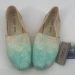 Toms Seashells Ombre Alpargata Womens Shoes Sz 5 Y2K Beach Coastal Pastel Eco Photo 1