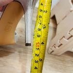 I. Miller  Silver Fabric Ankle Strap Sandals Size 10 Photo 10