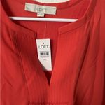 Loft NWT Women's burnt orange Sleeveless Top Photo 2