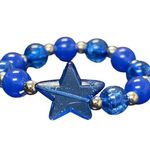 Paparazzi Celestial Blue Star Beaded Bracelet Stretch Jewelry Cosmic Galaxy Accessory R-27 Photo 1