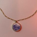 Handmade  gold mosaic necklace Photo 1