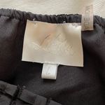 Anthropologie LuPruvia Off shoulder Dress Black Sequin Detail L Photo 5