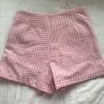 Hemline Worn once, pink checkered button skort, from “”, size small Photo 1