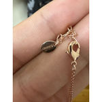 Disney  double layered heart necklace rose gold layer preloved hearts heart Photo 3