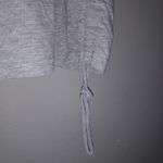 On Fire  3X Kindness Short Sleeved Top in Gray White Photo 4