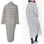 Show Me Your Mumu  XS Oversized Leo Button Down‎ Tunic Shirt Dress Seersucker Photo 5