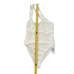 l*space L* Phoebe Classic One Shoulder Rib Cream One Piece Swimsuit Size 6 NWT Photo 6