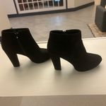 Booties Chic Black Ankle see pictures for size. Cannot read but I think 6 1/2 Photo 3