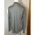 Splendid silver metallic shimmer cowl neck shirt size M BIN J Photo 2