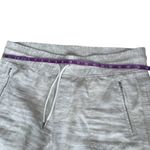 Athleta  Cabo Tide Linen Jogger Pants Womens Size 16T Tall Beige‎ Camo Drawstring Photo 9