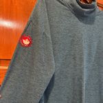 Canada Weather Gear Top Womens XL Heather Blue Athletic Outdoor Mock Neck Sport Photo 4