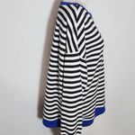 Black and White Stripe Classic Striped Oversized Crewneck Size Small Photo 3
