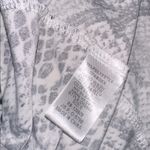 fab'rik  High Low Snake Print Dress in Black and Gray size small Photo 4