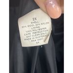 VTG Mackintosh New England Pea Coat Black Wool Women's Sz 2XUSA Photo 7