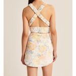 Abercrombie and Fitch Floral Mini Skirt Size Medium Yellow Photo 1
