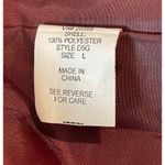 Tudor Court By Haband Lightweight Quilted Snap Button Cranberry Red L Jacket Size L Photo 13