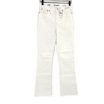 J.Crew NWT Womens White 9" Demi Boot Crop Jeans Size 25T Photo 2