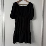 ALBION FIT Albion XS Middleton Black Mini Dress with Puff Sleeves Photo 7