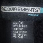 Requirements  3X Sleeveless Knit Black Ribbed Shell Top Plus Photo 6