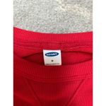 Old Navy  Red Raglan Sweatshirt Medium Photo 1