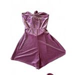 Urban Outfitters NWOT Velvet Romper - Stylish and Chic Small Photo 4