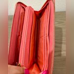 Lanvin En Bleu Sparkle Zip Around Wallet Pink Photo 11