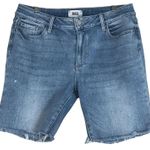 Paige Jax Cut Off Jean Shorts Mens 32 Light Wash Denim Stretch Raw Hem Casual Photo 0