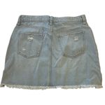 Celebrity Pink Regeneration Distressed Stellar Denim Skirt Photo 1