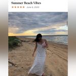 Revolve Charli Carenna stripe maxi dress white Photo 2