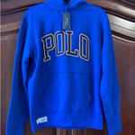 Ralph Lauren Mens Polo Heritage Royal Blue Front Pockets Hoodie Size Small Photo 0