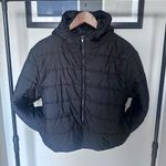 Wild Fable Black Puffer Jacket with Hood Women’s SZ M Photo 3