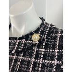Harper Rose Tweed Shift Dress 4P Preppy Old Money Black Photo 1