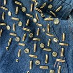 Blue Denim Studded Jacket and Pants Set blue Jean 1980’s vintage Photo 2