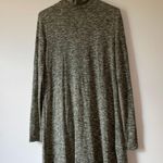 green heathered mock neck/turtleneck long sleeve dress Size M Photo 1