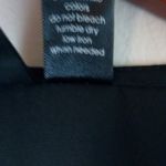 Fun & Flirt  Black Sleeveless Button Down Top M Photo 3