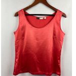 Simply Chloe Dao Womens Red Satin Tank Top XS Photo 0