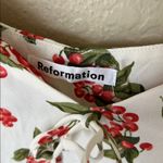 Reformation  chandler mini cherry tie strap dress Photo 5