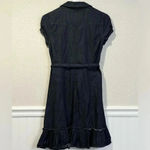 Calvin Klein Jeans  dark denim button up dress size small Photo 1