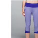 Lululemon Run For Fun Crop Wee Stripe Bruised Berry Purple Crop Pants Size 8 Photo 5