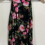Altar'd State Altar’s State Black & Pink Tropical Floral Tank Top Size XS Photo 0