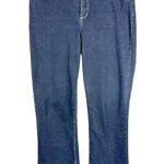 NYDJ Not Your Daughters Jeans Size 12 Boot Cut Dark Blue Stretch Cotton 1455 Photo 0