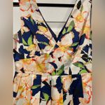 J.Crew  Sleeveless Fit & Flare Pleated Skirt Mini Dress Navy Blue Floral Size 6 Photo 7