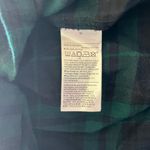 Old Navy  Green and Blue Long Sleeve Button Down Shirt Plaid SZ M Collared Y2K Photo 9