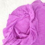 EXPRESS Purple Ruffle Cutout Sweater Off The Shoulder Spring Fall Size Small New Photo 5